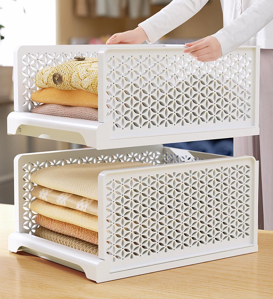 Joybos® Stackable Clothes Storage Basket – UK_Joybos